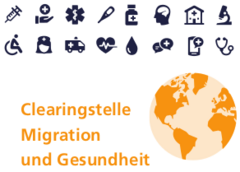 Logo - Clearingstelle Migration und Gesundheit - Bielefeld/Bethel